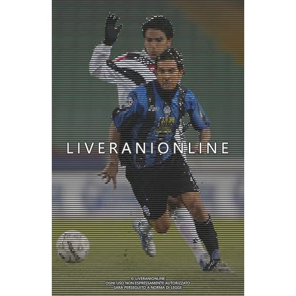 Udine 11 gennaio 2006 Udinese - Atalanta tim cup nella foto: Bombardini e Aguilar foto Andry / Ag. Aldo Liverani