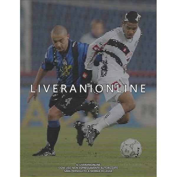 Udine 11 gennaio 2006 Udinese - Atalanta tim cup nella foto: Tissone e Mingazzini foto Andry / Ag. Aldo Liverani