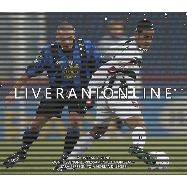 Udine 11 gennaio 2006 Udinese - Atalanta tim cup nella foto: Tissone e Mingazzini foto Andry / Ag. Aldo Liverani