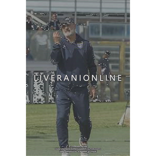 Vincenzo Vivarini Head Coach of Empoli FC gestures during Brescia Calcio vs Frosinone Calcio, 5° Serie B BKT 2024-25 game at Mario Rigamonti stadium in Brescia (BS), Italy, on September 14, 2024. (Photo by Davide Casentini)/AGENZIA ALDO LIVERANI SAS