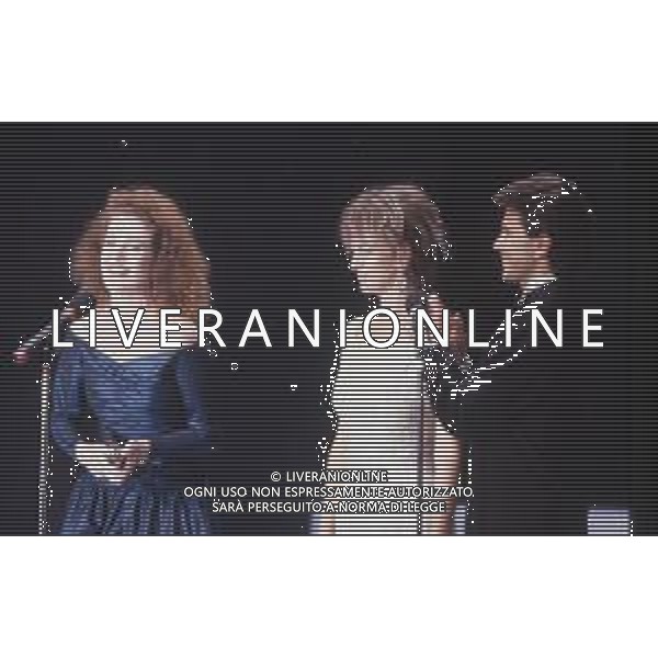 DIAP-RETROSPETTIVA REDGRAVE LYNN ATTRICE NELLA FOTO LYNN REDGRAVE CON DALIDA DI LAZZARO E GIORGIO MASTROTTA NELL\'ANNO 1990 A CERNOBBIO AG ALDO LIVERANI SAS