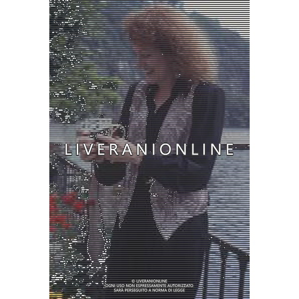 DIAP-RETROSPETTIVA REDGRAVE LYNN ATTRICE NELLA FOTO LYNN REDGRAVE NELL\'ANNO 1990 A CERNOBBIO AG ALDO LIVERANI SAS