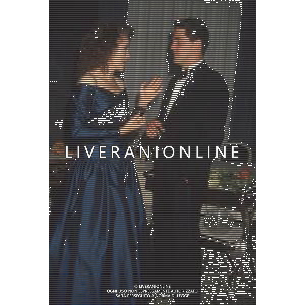 DIAP-RETROSPETTIVA REDGRAVE LYNN ATTRICE NELLA FOTO LYNN REDGRAVE CON IL FIGLIO BENJAMINE NELL\'ANNO 1990 A CERNOBBIO AG ALDO LIVERANI SAS