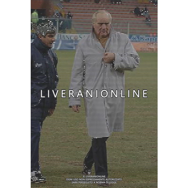 GENOVA 11/01/06 TIM CUP 2005/06 SAMPDORIA-CAGLIARI NELLA FOTO SONETTI NEDO PH GIGI ARCAINI/AG,ALDO LIVERANI