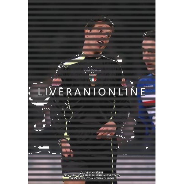 GENOVA 11/01/06 TIM CUP 2005/06 SAMPDORIA-CAGLIARI NELLA FOTO ARBITRO BANTI LUCA PH GIGI ARCAINI/AG,ALDO LIVERANI