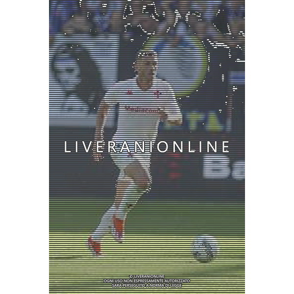 Abdelhamid Sabiri of ACF Fiorentina play the ball during Atalanata BC vs ACF Fiorentina, 4° Serie A Enilive 2024-25 game at Gewiss Stadium in Bergamo (BG), Italy, on September 15, 2024. (Photo by Davide Casentini)/AGENZIA ALDO LIVERANI SAS