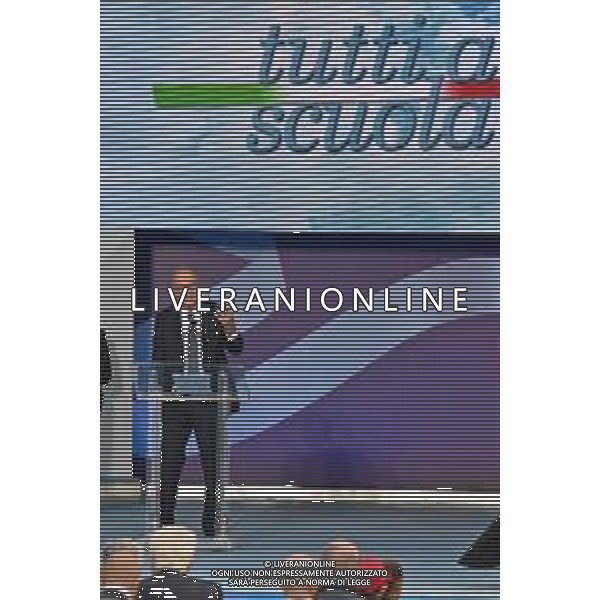 16-9-2024. Il presidente della Repubblica Italiana Sergio Mattarella e il ministro dell\'istruzione Giuseppe Valditara, presenziano la 24esima edizione di tutti a scuola. Si terrà innaugurazione anno scolastico 2024/2025, presso Convitto Nazionale "Vittorio Emanuele II", in via Pintus a Cagliari. Foto Salvatore Moi/Agenzia Aldo Liverani s.as. Nella foto: Giuseppe Valditara ministro istruzione Italia