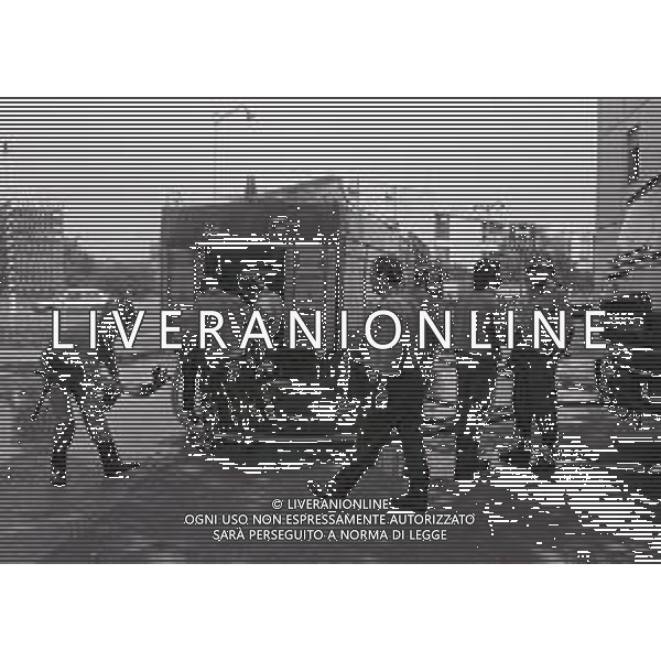 NEG-LUGLIO 1980 MILANO INCENDIO ALLA CLINICA SAN SIRO AG ALDO LIVERANI SAS