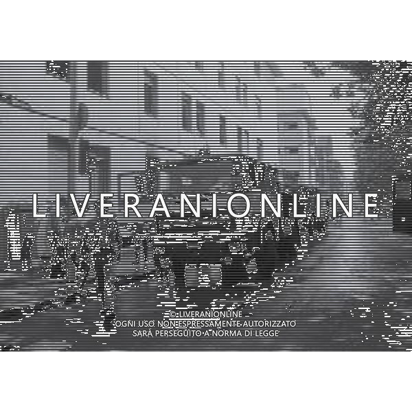 NEG-LUGLIO 1980 MILANO INCENDIO ALLA CLINICA SAN SIRO AG ALDO LIVERANI SAS