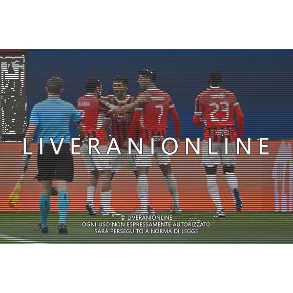 Milan vs Liverpool nella foto esultanza Milan dopo il gol dell\'1 a 0 Milano 17-09-2024 Stadio Giuseppe Meazza - San Siro UEFA Champions League fase a girone unico - 1a giornata foto Roberto Garavaglia/Agenzia Aldo Liverani sas/AGENZIA ALDO LIVERANI SAS