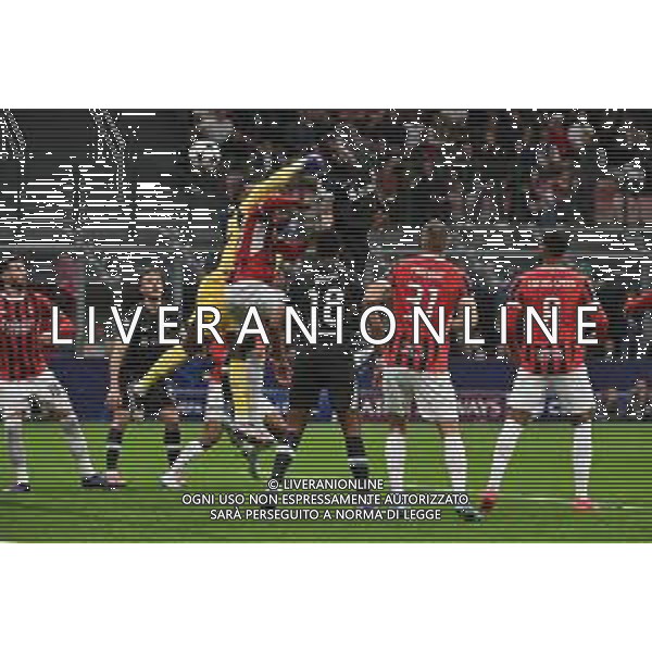 Milan vs Liverpool nella foto Ibrahima Konate’ (Liverpool) segna il gol dell\'1 a 1 Milano 17-09-2024 Stadio Giuseppe Meazza - San Siro UEFA Champions League fase a girone unico - 1a giornata foto Roberto Garavaglia/Agenzia Aldo Liverani sas/AGENZIA ALDO LIVERANI SAS