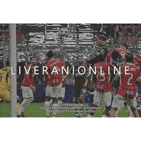 Milan vs Liverpool nella foto Virgil van Dijk (Liverpool) segna il gol del 2 a 1 Milano 17-09-2024 Stadio Giuseppe Meazza - San Siro UEFA Champions League fase a girone unico - 1a giornata foto Roberto Garavaglia/Agenzia Aldo Liverani sas/AGENZIA ALDO LIVERANI SAS