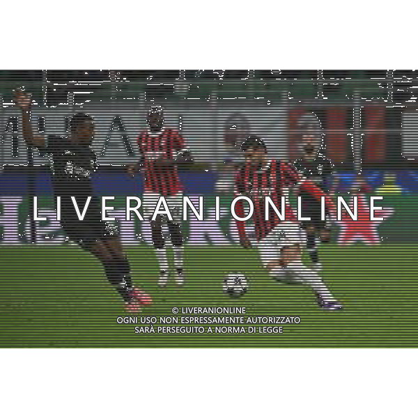 Milan vs Liverpool nella foto Theo Hernandez (Milan) Milano 17-09-2024 Stadio Giuseppe Meazza - San Siro UEFA Champions League fase a girone unico - 1a giornata foto Roberto Garavaglia/Agenzia Aldo Liverani sas/AGENZIA ALDO LIVERANI SAS