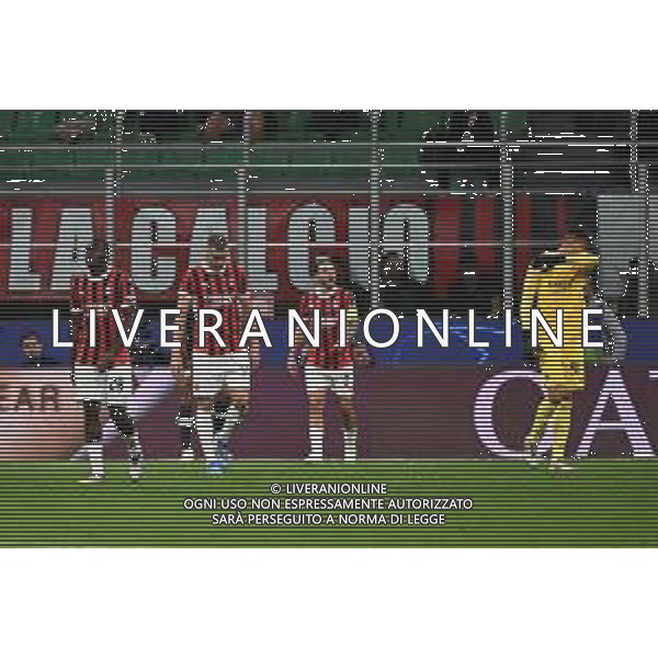 Milan vs Liverpool nella foto delusione Milan dopo il gol subito Milano 17-09-2024 Stadio Giuseppe Meazza - San Siro UEFA Champions League fase a girone unico - 1a giornata foto Roberto Garavaglia/Agenzia Aldo Liverani sas/AGENZIA ALDO LIVERANI SAS