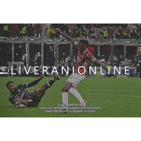 Milan vs Liverpool nella foto Rafael Leao (Milan) occasione da gol Milano 17-09-2024 Stadio Giuseppe Meazza - San Siro UEFA Champions League fase a girone unico - 1a giornata foto Roberto Garavaglia/Agenzia Aldo Liverani sas/AGENZIA ALDO LIVERANI SAS