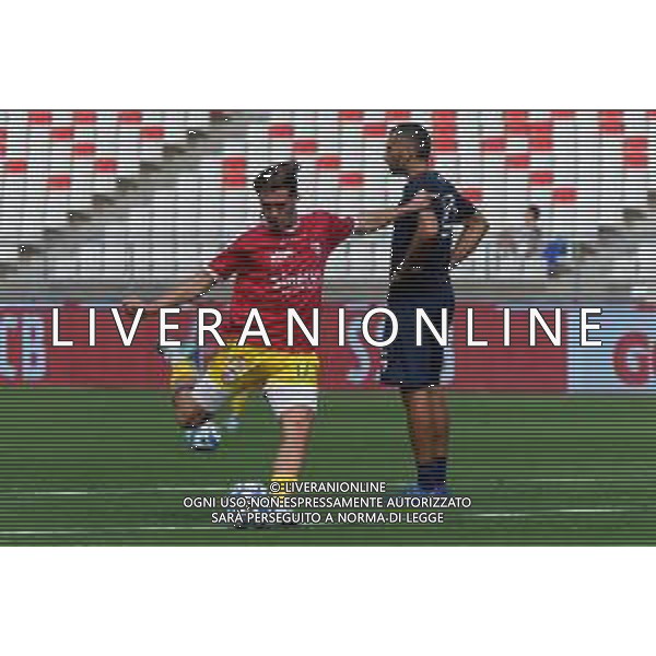 TVEM September 14, 2024 Bari, Italy - SSC Bari vs Mantova - Italian soccer serie B 2024/25 - San Nicola Stadium. In the pic: Nicolò Radaelli of Mantova foto emmanuele mastrodonato-ag aldo liverani sas
