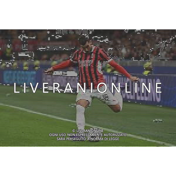 Milan vs Liverpool nella foto Theo Hernandez (Milan) Milano 17-09-2024 Stadio Giuseppe Meazza - San Siro UEFA Champions League fase a girone unico - 1a giornata foto Roberto Garavaglia/Agenzia Aldo Liverani sas