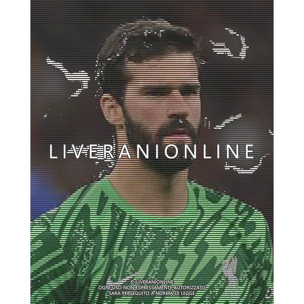 Milan vs Liverpool nella foto Alisson Becker (Liverpool) Milano 17-09-2024 Stadio Giuseppe Meazza - San Siro UEFA Champions League fase a girone unico - 1a giornata foto Roberto Garavaglia/Agenzia Aldo Liverani sas