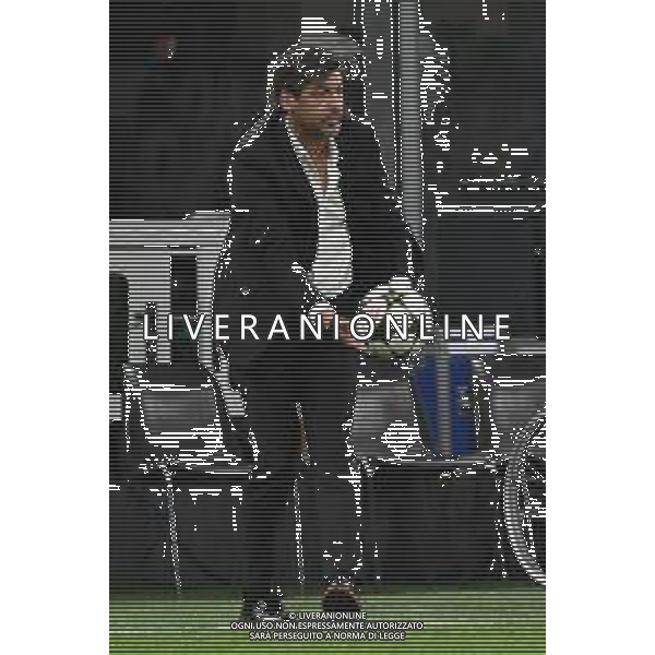 Milan vs Liverpool nella foto Paulo Fonseca allenatore Milan Milano 17-09-2024 Stadio Giuseppe Meazza - San Siro UEFA Champions League fase a girone unico - 1a giornata foto Roberto Garavaglia/Agenzia Aldo Liverani sas