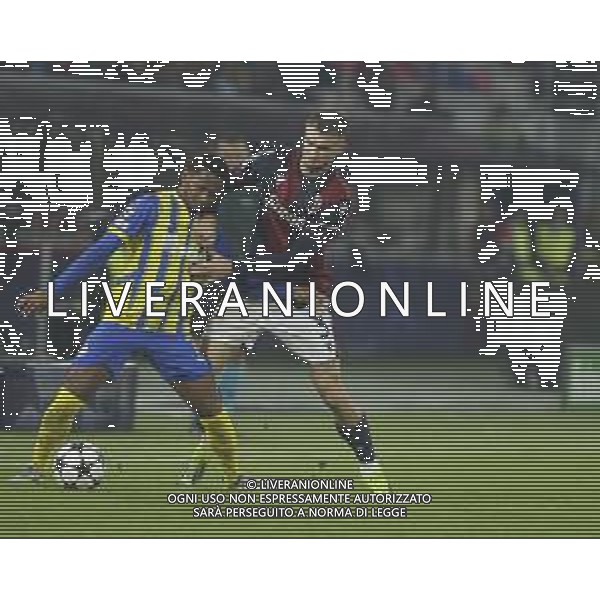 Stav Lemkin of Shakhtar Donetsk battle for the ball with Stefan Posch of Bologna FC during Bologna BFC vs Shakhtar Donetsk FC, 1° round of Chanpions League 2024-25, game at Renato Dall\'Ara stadium in Bologna (BO), Italy, on September 18, 2024. (Photo by Davide Casentini) AG ALDO LIVERANI SAS