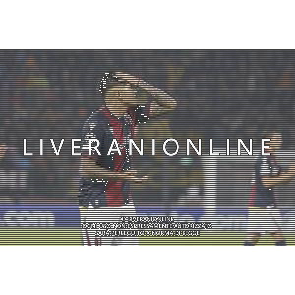 Santiago Castro of Bologna FC expresses disappointment during Bologna BFC vs Shakhtar Donetsk FC, 1° round of Champions League 2024-25, game at Renato Dall\'Ara stadium in Bologna (BO), Italy, on September 18, 2024. (Photo by Davide Casentini)/AGENZIA ALDO LIVERANI SAS