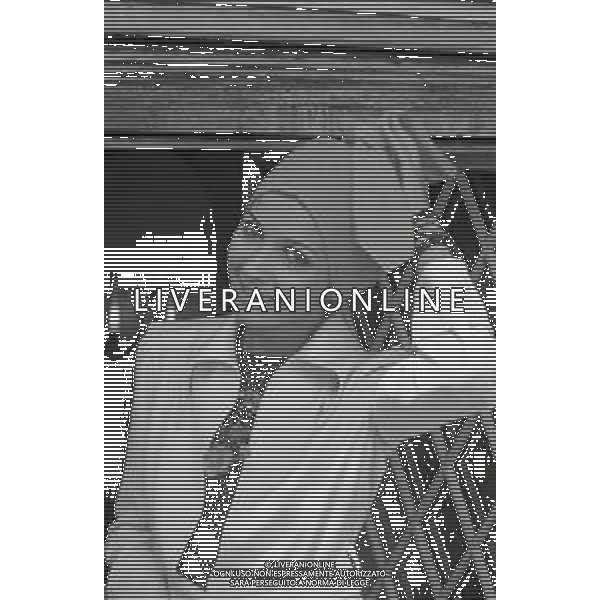 NEG-RETROSPETTIVA DIANA BORTOLAN MISS MONDO NELLA FOTO DIANA BORTOLAN A TERRAZZA MARTINI NELL\'ANNO 1973 A MILANO AG ALDO LIVERANI SAS
