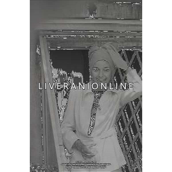 NEG-RETROSPETTIVA DIANA BORTOLAN MISS MONDO NELLA FOTO DIANA BORTOLAN A TERRAZZA MARTINI NELL\'ANNO 1973 A MILANO AG ALDO LIVERANI SAS