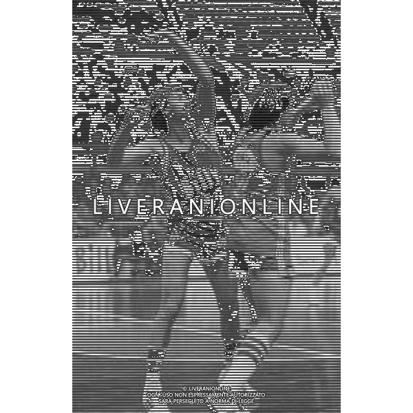 NEG-RETROSPETTIVA MIKE D\'ANTONI BASKET NELLA FOTO MIKE D\'ANTONI CON LA MAGLIA BILLY MILANO NELL\'ANNO 1979-1980 AG ALDO LIVERANI SAS