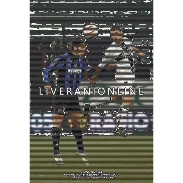 INTER-PARMA COPPA ITALIA TIM CUP 12.1.2006 NELLA FOTO:MATERAZZI E RUOPOLO PH LUZZANI/AG ALDO LIVERANI