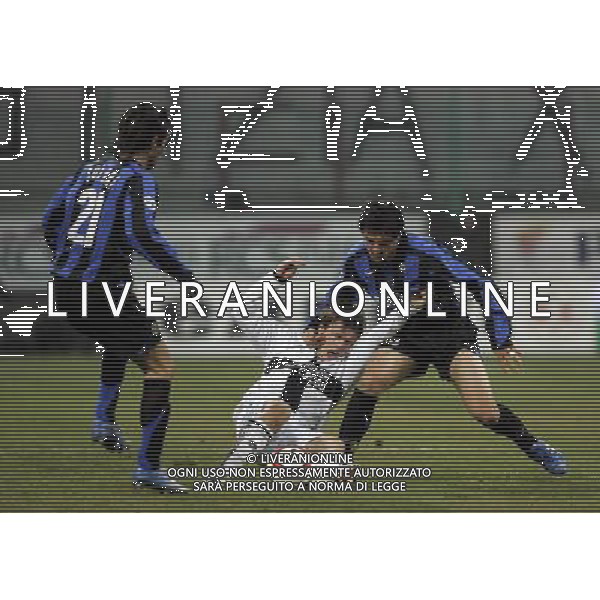 INTER-PARMA COPPA ITALIA TIM CUP 12.1.2006 NELLA FOTO:DEDIC BURDISSO E SOLARI PH LUZZANI/AG ALDO LIVERANI