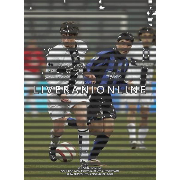 INTER-PARMA COPPA ITALIA TIM CUP 12.1.2006 NELLA FOTO:DESSENA E PIZARRO PH LUZZANI/AG ALDO LIVERANI