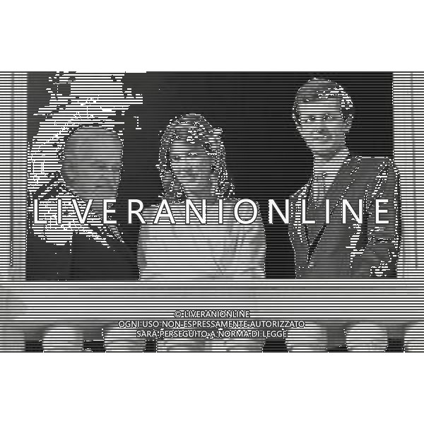 Carolina di Monaco, nome completo Carolina Luisa Margherita Grimaldi, principessa di Hannover - Retrospettiva nella foto con il marito Stefano Casiraghi e Ranieri III principe sovrano di Monaco nel 1983 © ARCHIVIO / AGENZIA ALDO LIVERANI SAS - ITALY ONLY EDITORIAL USE ONLY