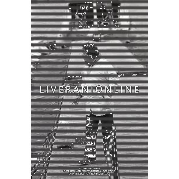 NEG-RETROSPETTIVA STEFANO CASIRAGHI REALI DI MONACO NELLA FOTO RENATO POZZETTO A MONTECARLO PER LE GARE DI OFF-SHORE NELL\'ANNO 1985 AG ALDO LIVERANI SAS  