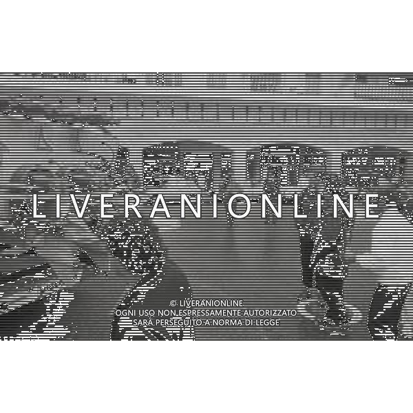 NEG-RETROSPETTIVA STEFANO CASIRAGHI REALI DI MONACO NELLA FOTO STEFANO CASIRAGHI A MONTECARLO PER LE GARE DI OFF-SHORE NELL\'ANNO 1985 AG ALDO LIVERANI SAS  