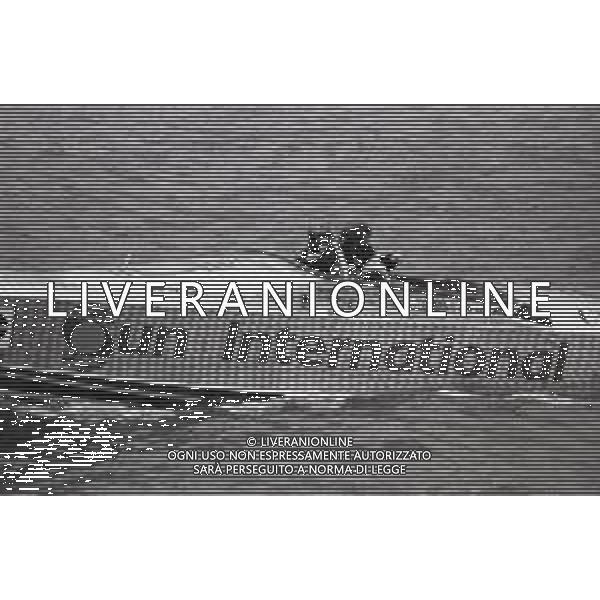 NEG-RETROSPETTIVA STEFANO CASIRAGHI REALI DI MONACO NELLA FOTO STEFANO CASIRAGHI A MONTECARLO PER LE GARE DI OFF-SHORE NELL\'ANNO 1985 AG ALDO LIVERANI SAS  