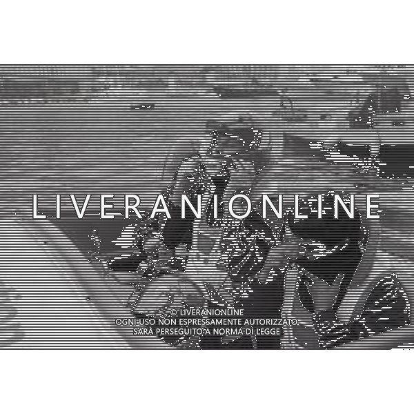NEG-RETROSPETTIVA STEFANO CASIRAGHI REALI DI MONACO NELLA FOTO STEFANO CASIRAGHI A MONTECARLO PER LE GARE DI OFF-SHORE NELL\'ANNO 1985 AG ALDO LIVERANI SAS  