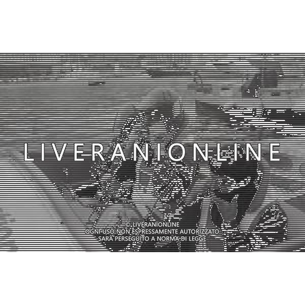 NEG-RETROSPETTIVA STEFANO CASIRAGHI REALI DI MONACO NELLA FOTO STEFANO CASIRAGHI A MONTECARLO PER LE GARE DI OFF-SHORE NELL\'ANNO 1985 AG ALDO LIVERANI SAS  