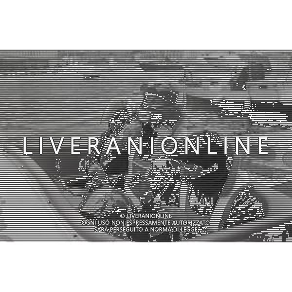 NEG-RETROSPETTIVA STEFANO CASIRAGHI REALI DI MONACO NELLA FOTO STEFANO CASIRAGHI A MONTECARLO PER LE GARE DI OFF-SHORE NELL\'ANNO 1985 AG ALDO LIVERANI SAS  