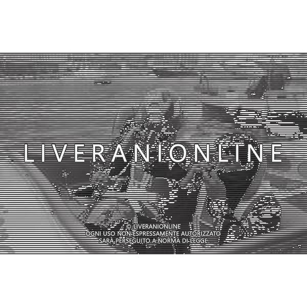 NEG-RETROSPETTIVA STEFANO CASIRAGHI REALI DI MONACO NELLA FOTO STEFANO CASIRAGHI A MONTECARLO PER LE GARE DI OFF-SHORE NELL\'ANNO 1985 AG ALDO LIVERANI SAS  