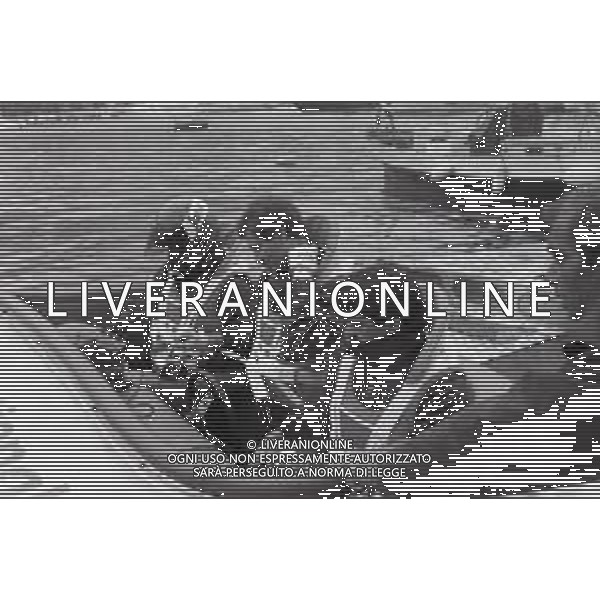 NEG-RETROSPETTIVA STEFANO CASIRAGHI REALI DI MONACO NELLA FOTO STEFANO CASIRAGHI A MONTECARLO PER LE GARE DI OFF-SHORE NELL\'ANNO 1985 AG ALDO LIVERANI SAS  