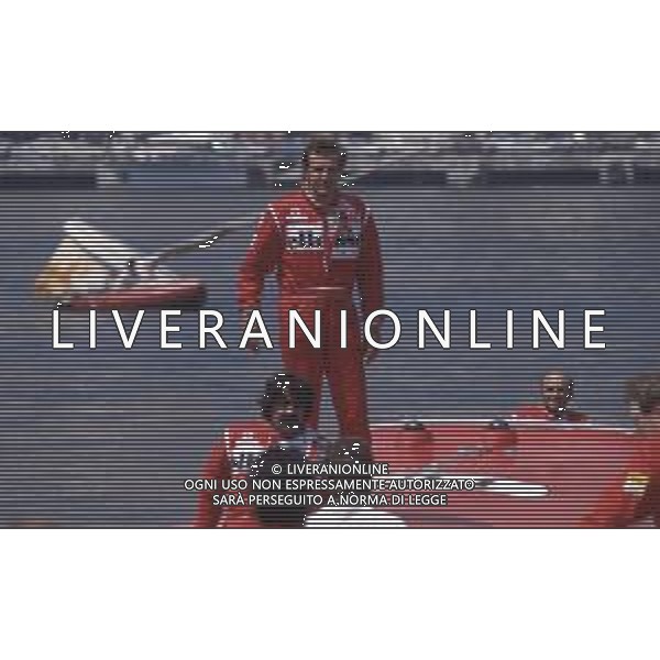 DIAP-RETROSPETTIVA STEFANO CASIRAGHI REALI DI MONACO NELLA FOTO STEFANO CASIRAGHI A MONTECARLO PER LE GARE DI OFF-SHORE NELL\'ANNO 1986 AG ALDO LIVERANI SAS 