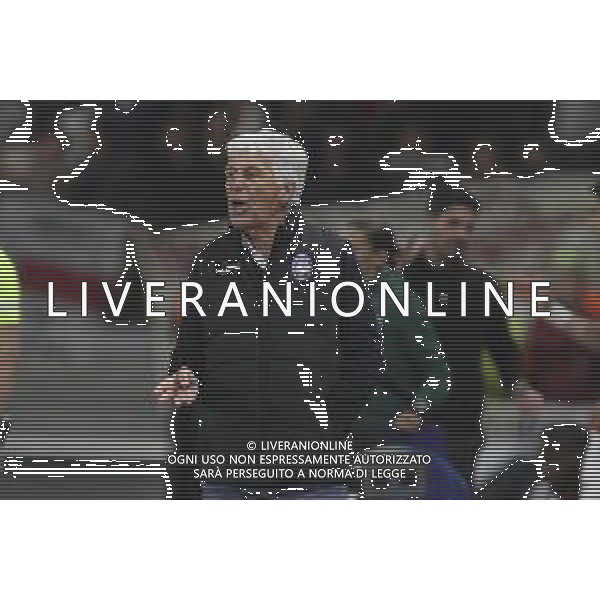 Gian Piero Gasperini Head Coach of Atalanta BC gestures during Atalanta BC vs Arsenal FC, 1° round of Chanpions League 2024-25, game at Gewiss stadium in Bergamo (BG), Italy, on September 19, 2024. (Photo by Davide Casentini) ag aldo liverani sas