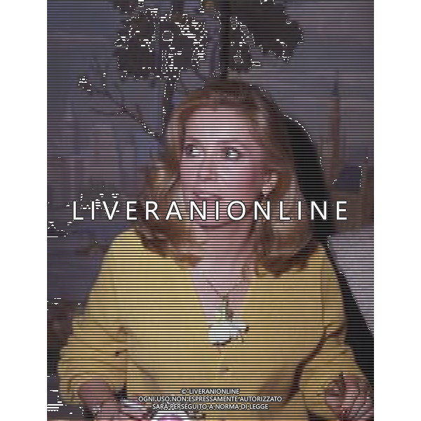 DIAP-RETROSPETTIVA CATHERINE DENEUVE ATTRICE NELLA FOTO CATHERINE DENEUVE A TERRAZZA MARTINI NELL\'ANNO 1981 AG ALDO LIVERANI SAS 