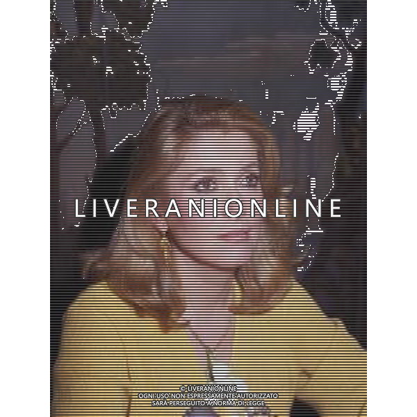 DIAP-RETROSPETTIVA CATHERINE DENEUVE ATTRICE NELLA FOTO CATHERINE DENEUVE A TERRAZZA MARTINI NELL\'ANNO 1981 AG ALDO LIVERANI SAS 