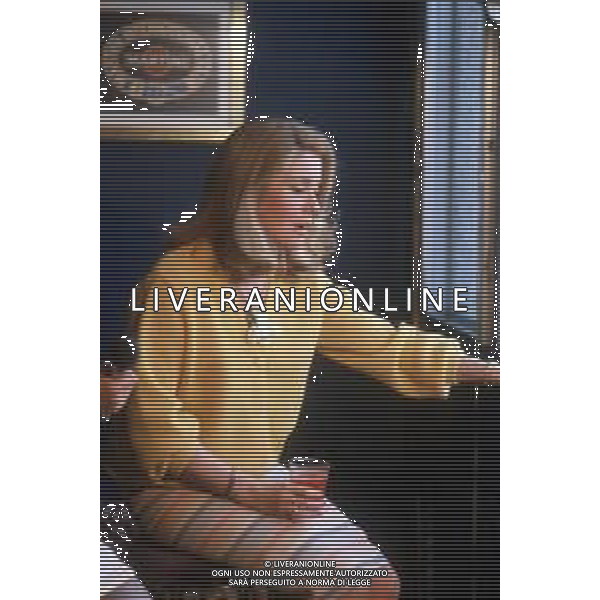 DIAP-RETROSPETTIVA CATHERINE DENEUVE ATTRICE NELLA FOTO CATHERINE DENEUVE A TERRAZZA MARTINI NELL\'ANNO 1981 AG ALDO LIVERANI SAS  
