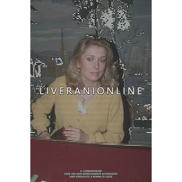 DIAP-RETROSPETTIVA CATHERINE DENEUVE ATTRICE NELLA FOTO CATHERINE DENEUVE A TERRAZZA MARTINI NELL\'ANNO 1981 AG ALDO LIVERANI SAS  