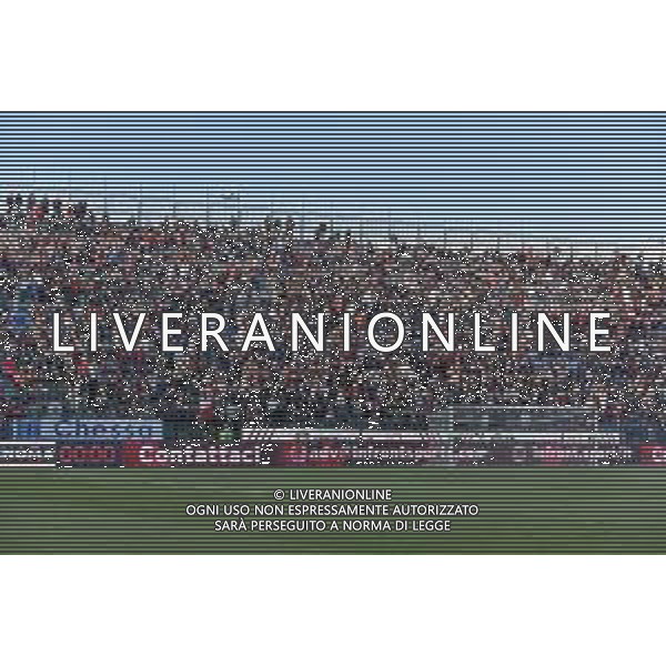 20-9-2024. Cagliari calcio-Empoli F.C. 5° Giornata Campionato Italiano Serie A 2024/2025, stadio Unipol Domus Cagliari. Foto Salvatore Moi/Agenzia Aldo Liverani s.as. Nella foto: Sconvolts, tifosi del Cagliari calcio in curva nord dello stadio Unipol Domus. ©MOI SALVATORE/AGENZIA ALDO LIVERANI SAS