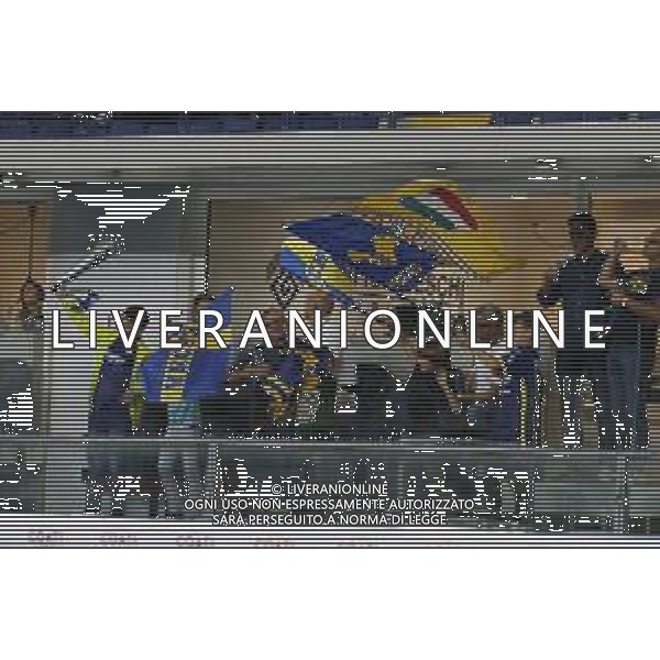 Hellasa Verona fans show their support during Hellas Verona FC vs Torino FC , 5° Serie A Enilive 2024-25 game at Marcantonio Bentegodi Stadium in Verona (VR), Italy, on September 20, 2024. (Photo by Davide Casentini)/AGENZIA ALDO LIVERANI SAS