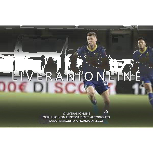 Pawel Dawidowicz of Hellas Verona FC during Hellas Verona FC vs Torino FC , 5° Serie A Enilive 2024-25 game at Marcantonio Bentegodi Stadium in Verona (VR), Italy, on September 20, 2024. (Photo by Davide Casentini)/AGENZIA ALDO LIVERANI SAS