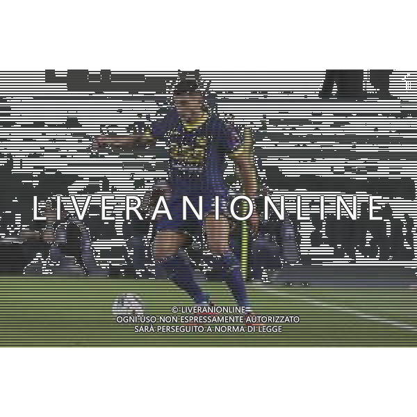 Giangiacomo Magnani of Hellas Verona FC play the ball during Hellas Verona FC vs Torino FC , 5° Serie A Enilive 2024-25 game at Marcantonio Bentegodi Stadium in Verona (VR), Italy, on September 20, 2024. (Photo by Davide Casentini)/AGENZIA ALDO LIVERANI SAS